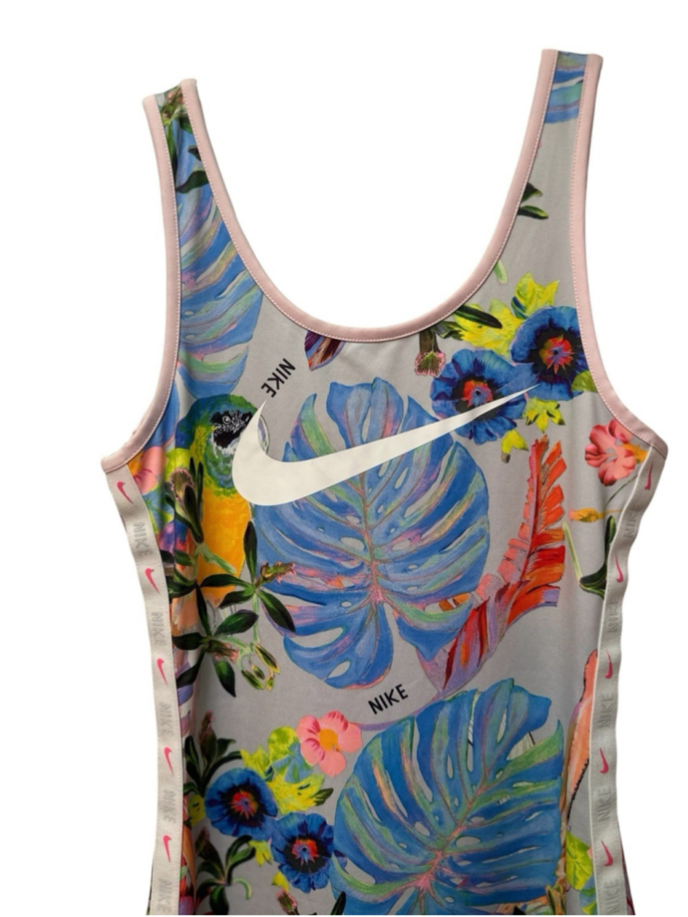 NIKE Tropical Outdoor Activewear Tank Dress Womens Small Golf, Walking, Fishing - Picture 4 of 17
